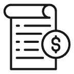 icon of an invoice