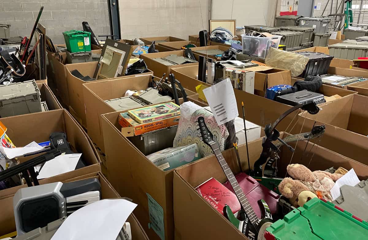 Unprocessed Goodwill donations