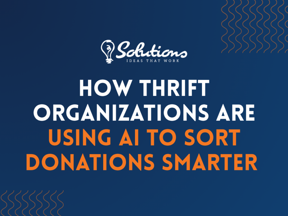 How Thrift Organizations Are Using AI to Sort Donations Smarter