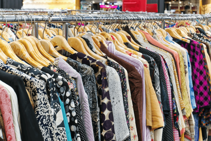 thrift store clothing